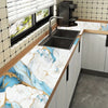 Marble Peel-and-Stick Waterproof Wallpaper for Kitchen & Bathroom