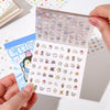 Cartoon PET Sticker Book for Journaling