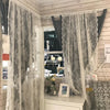 French Lace Sheer Curtains - White Tulle Voile Drapes for Bedroom & Living Room