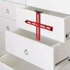 Adjustable Aluminum Cabinet Handle Jig with Drill Guide