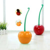 Cherry-Shaped Toilet Brush and Holder Set