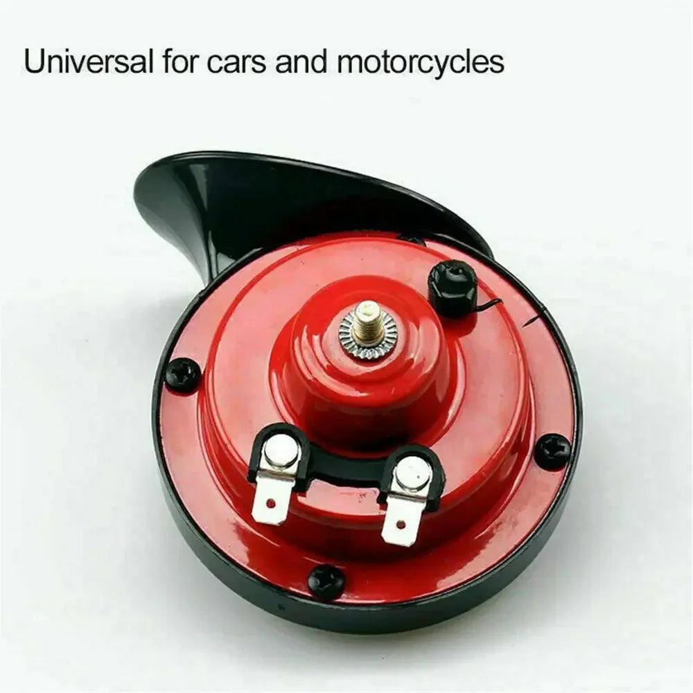 Dual-Tone Electric Air Horn Kit for Trucks, SUVs, and Boats