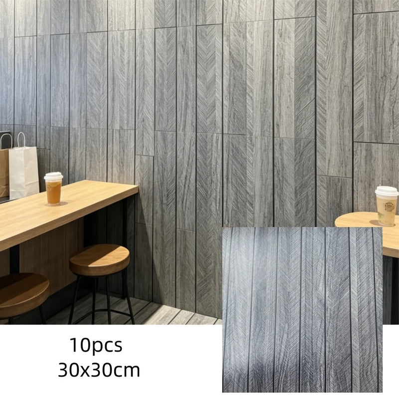 3D Wandpaneele mit Holzoptik – Abziehbar & Selbstklebend