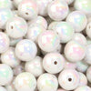 AB Color Acrylic Round Beads for Jewelry Making