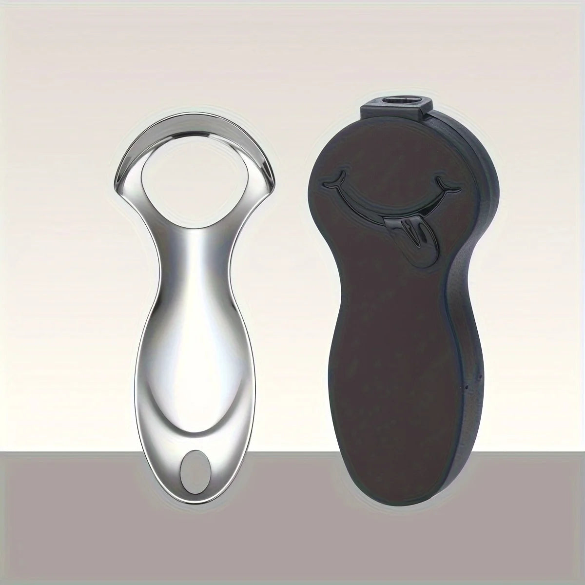 Stainless Steel Tongue Scraper with Travel Case
