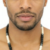 Tiger's Eye & Lava Stone Beaded Necklace