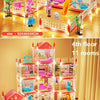 Enchanted Princess Castle DIY Dollhouse with LED Lights