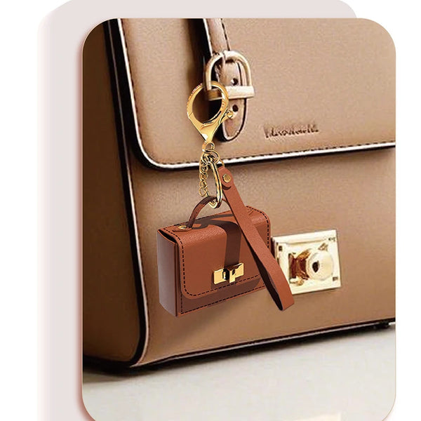 Mini-PU-Leder-Taschen-Schlüsselanhänger & Münzbörse