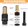 Heavy-Duty Rivet Nut Kit with Manual Rivnut Tool