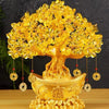 Golden Citrine Crystal Money Tree – Feng Shui Wealth Charm