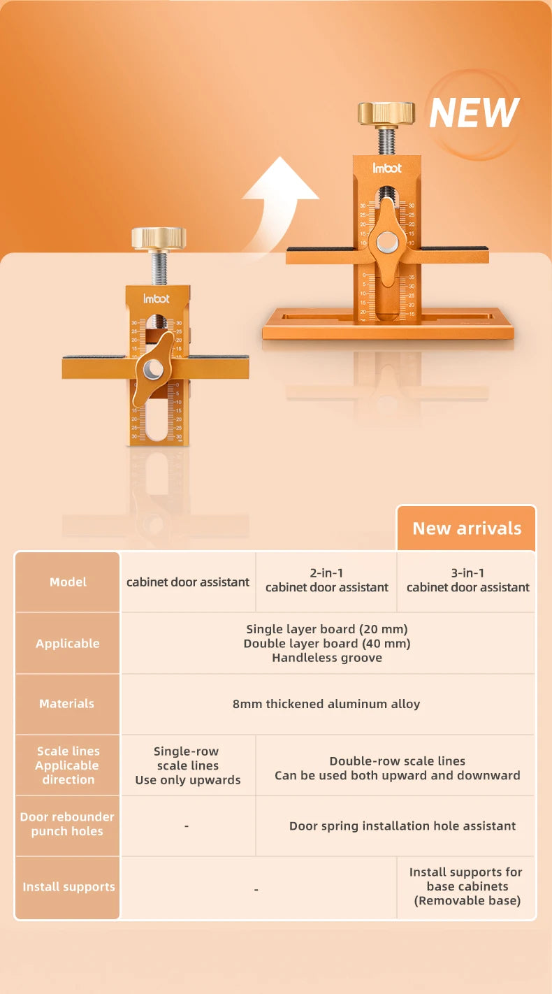 Cabinet Door Installation Positioning Tool