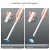 Disposable Toilet Brush Set with Wall-Mounted Holder