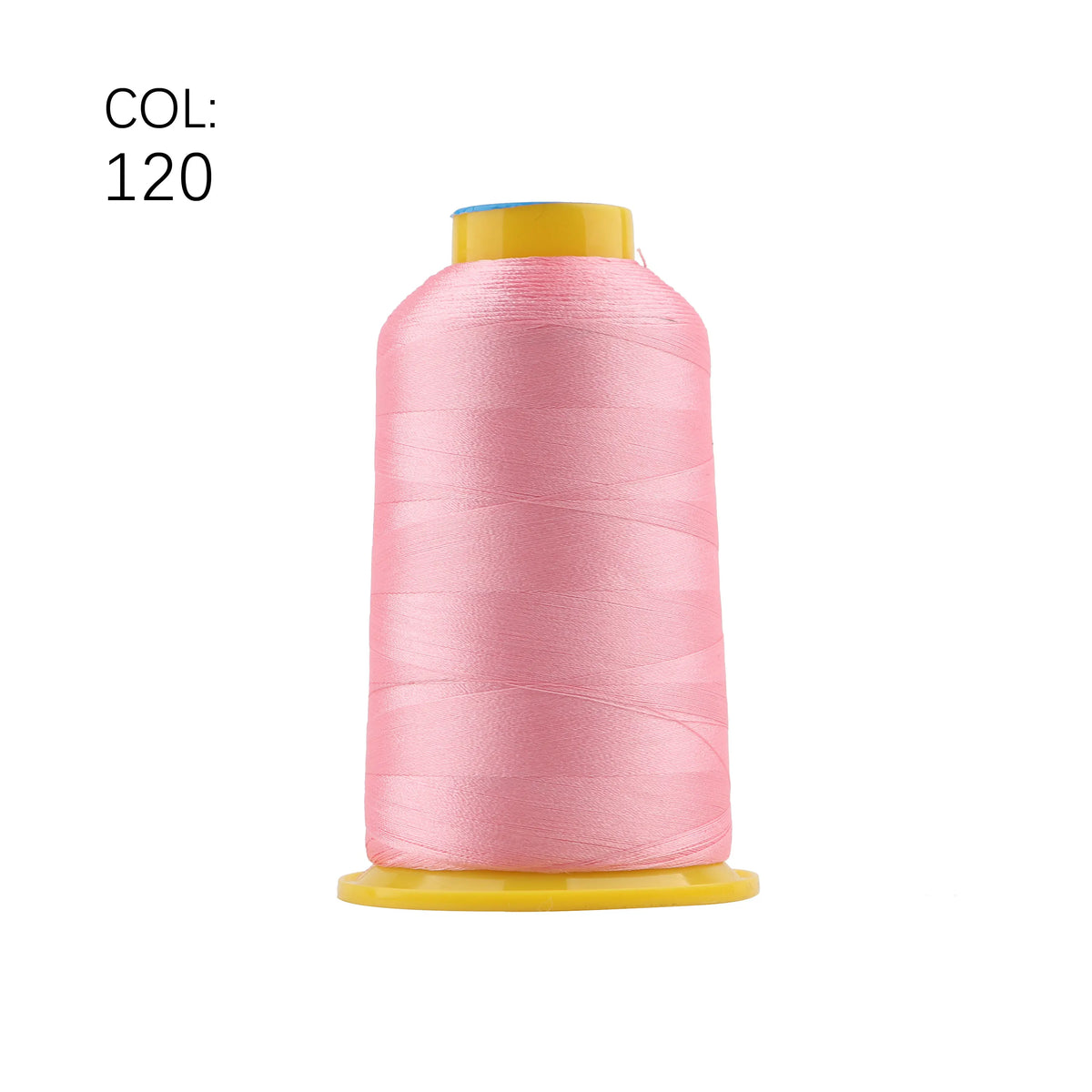 High-Tenacity Polyester Embroidery Thread (120D/2, 40wt) for Home & Industrial Machines