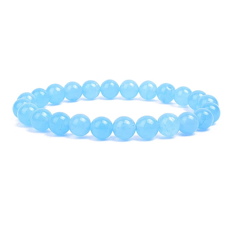 Armband aus Natursteinperlen