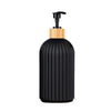 Apothecary Style Bathroom Organizer Set with Soap Dispenser and Toothbrush Holder