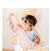 Waterproof Long-Sleeve Baby Bibs with Catch-All Pockets
