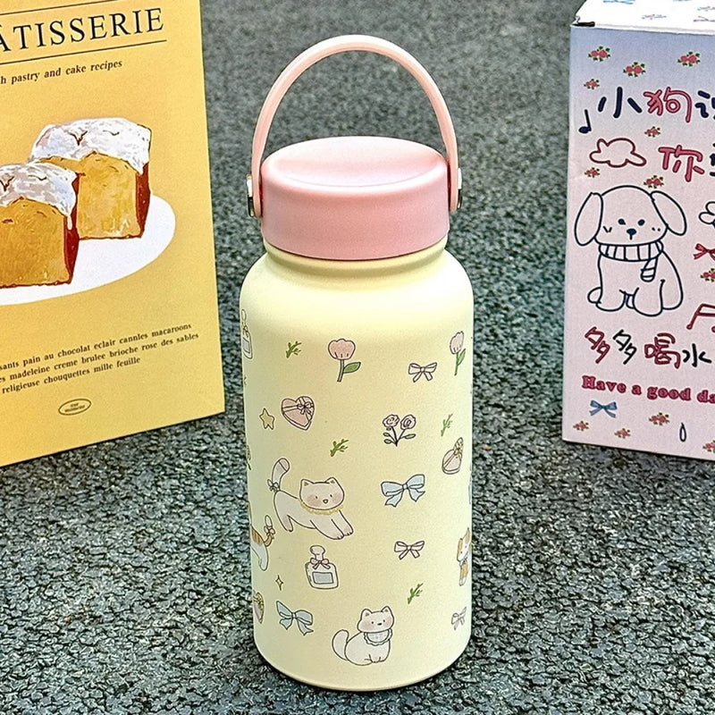 900ml Stainless Steel Insulated Travel Tumbler with Leak-Proof Lid and Straw