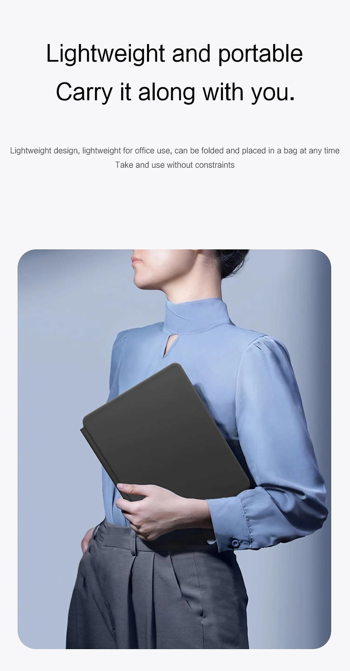 iPad Magic Keyboard Case with Backlit Keys and Touchpad