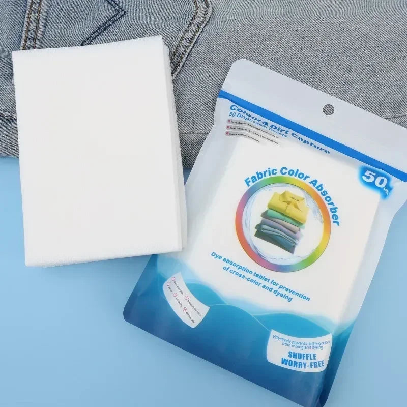 Laundry Color Catcher Sheets - Anti-Dye Transfer Laundry Helper