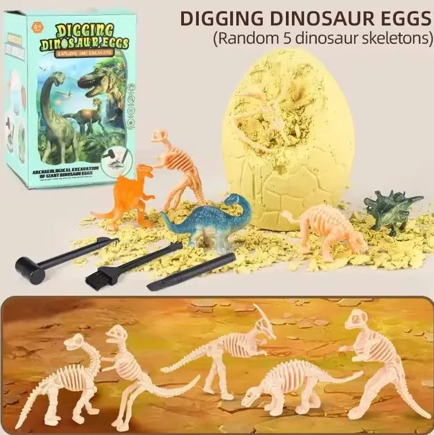 Dinosaur Fossil Dig Kit for Kids - Excavation Science Set