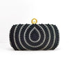 Luxury Pearl And Crystal Evening Clutch Purse