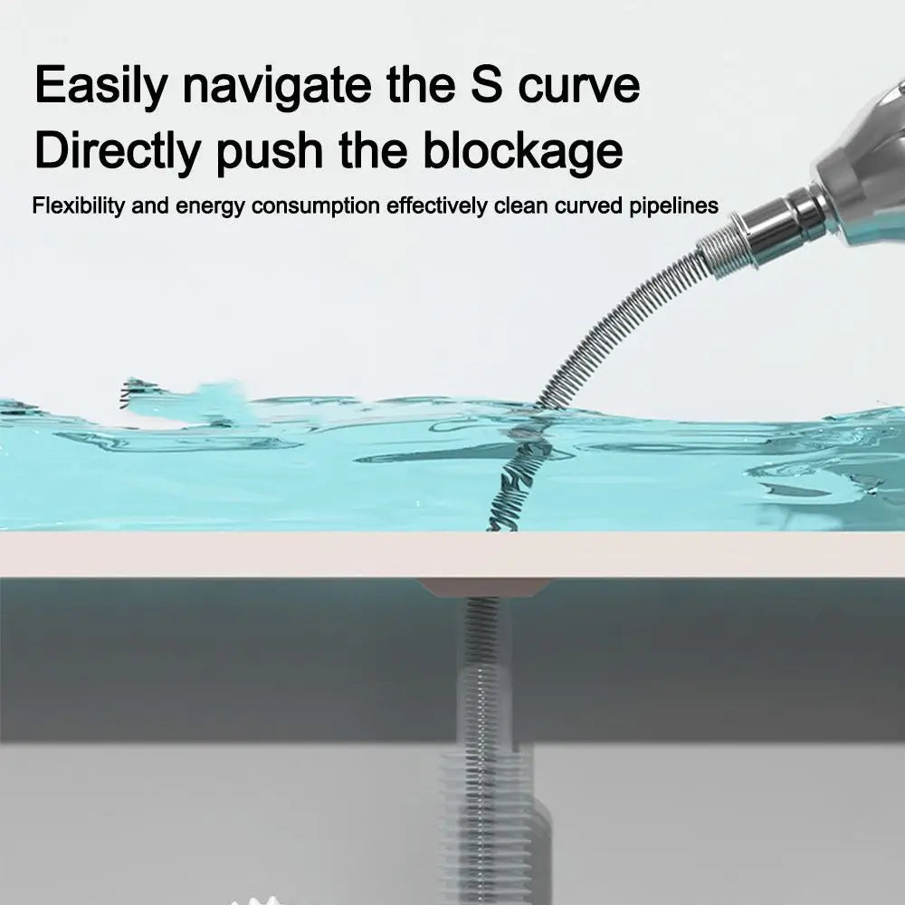 Herramienta Eléctrica de Resorte para Desatascar (Drain Cleaning)
