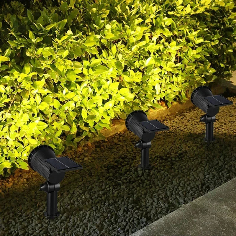 Lampes torches solaires LED durables pour paysage extérieur