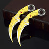 Blue Dragon Claw Folding Knife Model - 18cm Collectible Tactical Karambit