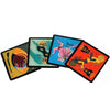 A set of five cards from the Werewolf: The Social Deduction card game featuring various illustrated characters and designs.