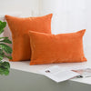 Soft Corduroy Striped Throw Pillow Cover