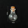 Mini Cork Stopper Glass Bottles for DIY Crafts & Decor