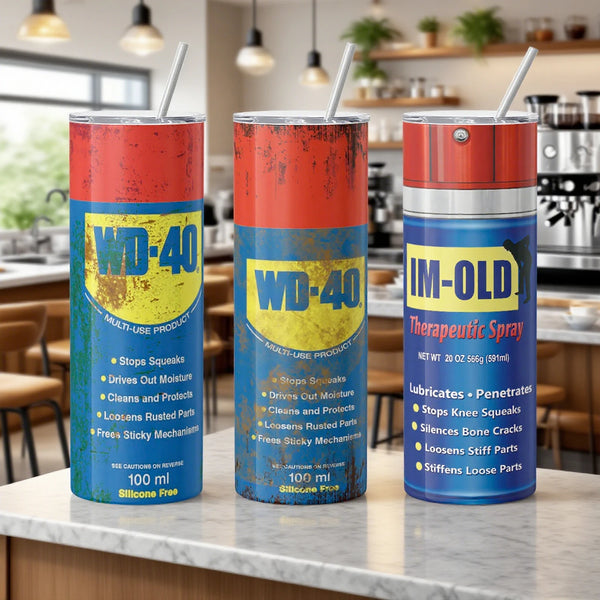Spray Can Insulated Tumbler with Lid and Straw