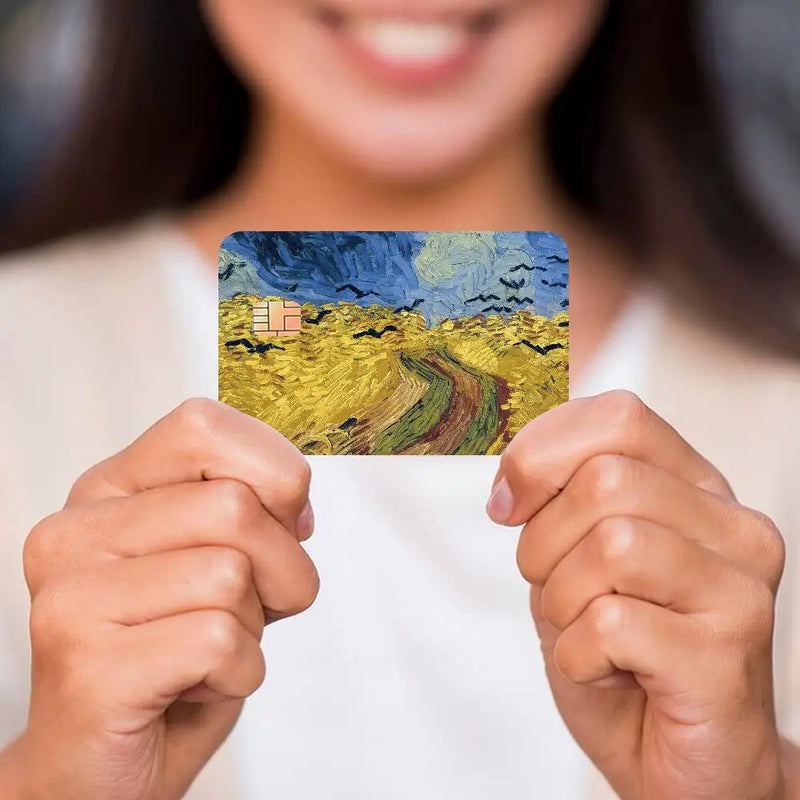 Skin para Tarjeta de Crédito Estilo Van Gogh
