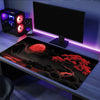 Red Moon Silicone Gaming Mouse Pad with Anti-Slip Base