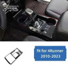 Carbon fiber trim kit for Toyota 4Runner featuring a custom interior component.