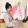 Kawaii Fruit Bunny Plush Toy - Cute Carrot & Strawberry Design