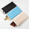 Soft PU Leather Squeeze Glasses Case with Multi-Functional Storage Pocket