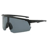 Oversized Mirrored Sports Sunglasses