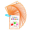 Early Learning Flash Cards for Kids – Colors, Shapes, Numbers, Fruits, Vegetables & Food