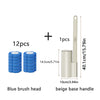 Dual-Use Toilet Brush Set with Holder