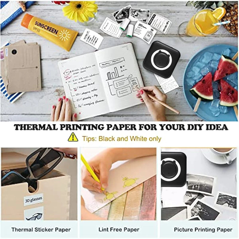 Pocket Thermal Printer with Bluetooth Connectivity
