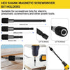 Flexible Right Angle Drill Bit Extension Set with Universal Socket Adapter