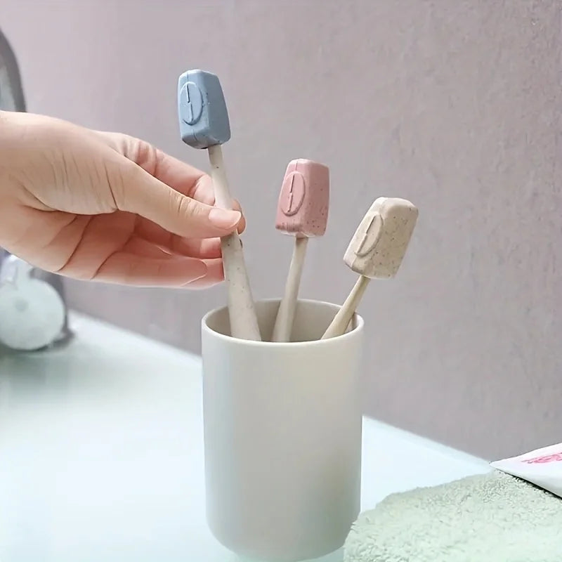 Reusable Toothbrush Protective Travel Covers, Set of 4