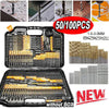 Titanium-Coated HSS Drill Bit Set