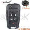 Replacement Car Key Shell Case for Buick, Chevrolet, and Opel