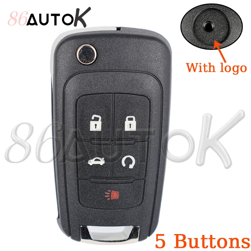 Replacement Car Key Shell Case for Buick, Chevrolet, and Opel
