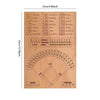 Wooden Baseball Dice Board Game
