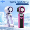 Tri-Fold Portable Cooling Fan with Digital Display