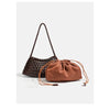 Handwoven Hobo Shoulder Bag with Large Inner Pocket
