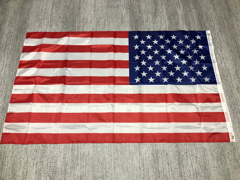 Double-Sided American Flag Banner